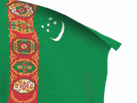 Turkmenistan Flag GIF