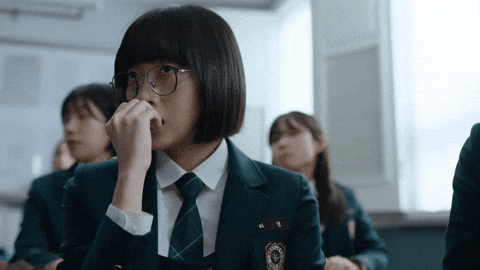Scared School GIF