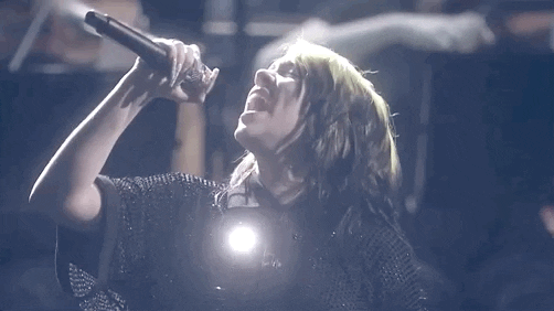 Billie Eilish Brits GIF by BRIT Awards