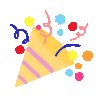 Emoji Celebrate Sticker by OhHelloPetal