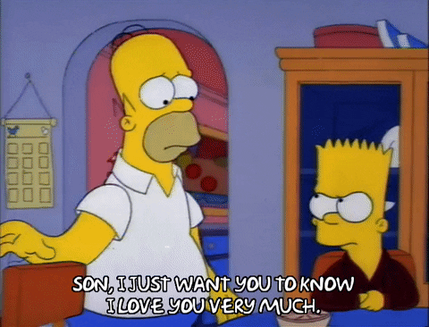 homer simpson love GIF