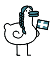 wordduck dance dancing duck word Sticker