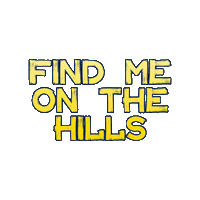 Find Me Hills Sticker by Vutreshen Glas