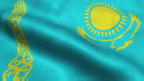 Kazakhstan Flag GIF