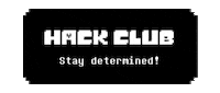 Hacker Coding Sticker by Hack Club
