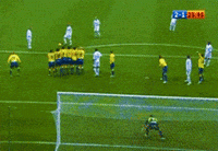 david beckham football GIF