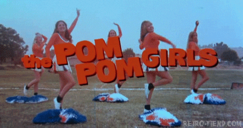 pom pom girls film GIF by RETRO-FIEND