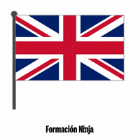 United Kingdom Flag GIF by Formación Ninja
