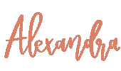 Alexandra Sticker