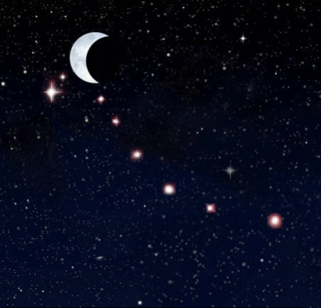 To The Moon Stars GIF by Monero
