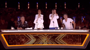 xfactorglobal reaction clapping well done x factor GIF