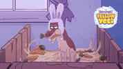 Christmas Eating GIF by The Unstoppable Yellow Yeti