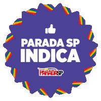 Indica Paradasp Sticker by Parada do Orgulho LGBT+ de SP