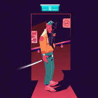 sopedou cool night smoke devil GIF