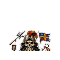 Halloween Skull Sticker