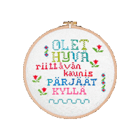 taitovarsinaissuomi taito käsityö taitovarsinaissuomi taitokeskus Sticker