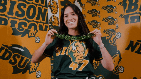 Softball GIF by NDSU Athletics