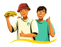 efishery_ai fish farmer makan mantap Sticker