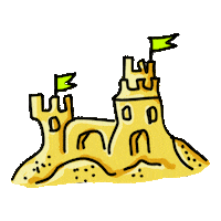 Doodle Sand Sticker by startgmbh
