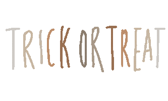Trick Or Treat Fall Sticker
