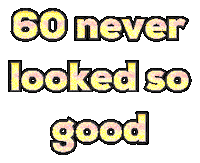 60Th Birthday Sticker by Alissandra