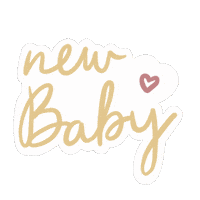 New Baby Sticker