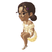 elistorycriativo sitting menina garota elistorycriativo Sticker