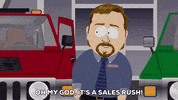 touching chin speaking GIF by South Park 