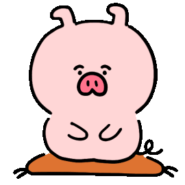 Pig Bow Sticker