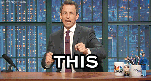 this is not important seth meyers GIF by Late Night with Seth Meyers