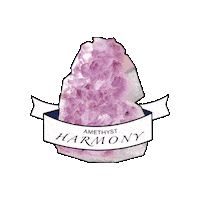 freyasloot crystal amethyst metaphysical healing stones Sticker