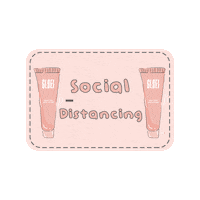 GLOEIINDONESIA hands glowing social distancing stay safe Sticker