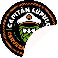 capitanlupulo beer cerveza birra ipa Sticker