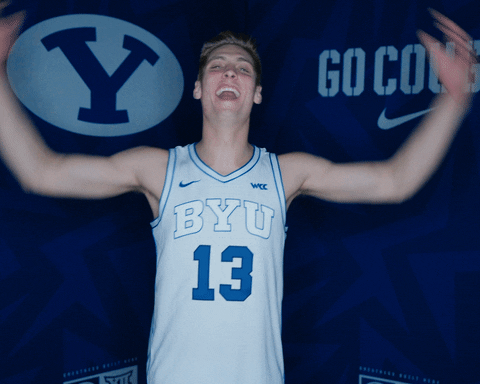 Lets Go Sport GIF by BYU Cougars