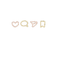 Hilystarry follow 手繪 線條 hily Sticker