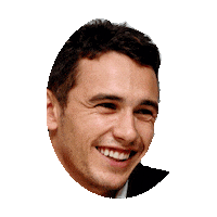 james franco STICKER by imoji
