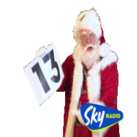SkyRadio_101fm christmas excited xmas radio Sticker