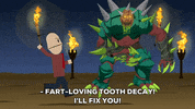 monster battle GIF by South Park 