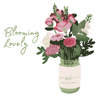 millsonandberry flowers wedding gift uk Sticker