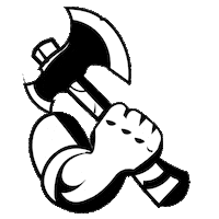 Axe Sticker by Hacha mexico