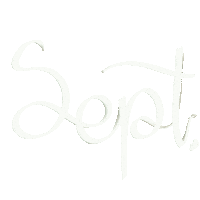 Calligraphy September Sticker