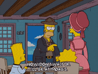 exiting homer simpson GIF
