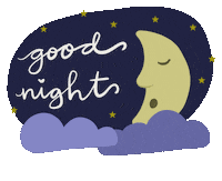Sleepy Good Night Sticker by Demic