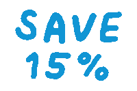 Save 15 Sticker by Warby Parker