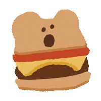 School Burger Sticker by Dinotaeng