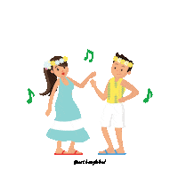 Happy Beach Party Sticker by ArtBox Global