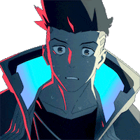 Shocked David Martinez Sticker by Cyberpunk: Edgerunners