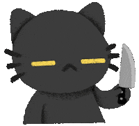 Crazy Eyes Cat Sticker by vobot