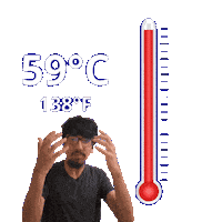 138 Degrees Fahrenheit Sticker