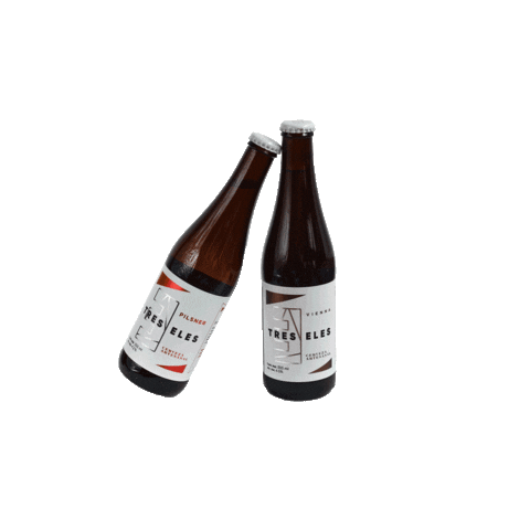 TresElesCerveza giphyupload cerveza artesanal cerveza tres eles tres eles Sticker